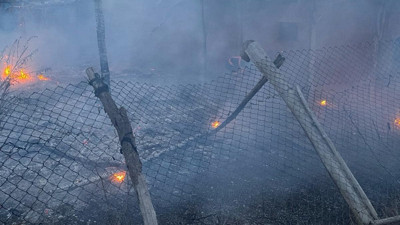 Çankırı'da ahır yangını