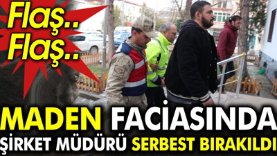 Son dakika... Maden faciasında şirket müdürü serbest bırakıldı