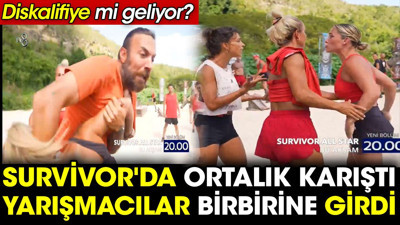 Survivor'da ortalık karıştı yarışmacılar birbirine girdi. Diskalifiye mi geliyor