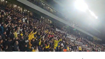 Ankaragücü 3-0 geride olmasına rağmen taraftar desteğini bırakmadı