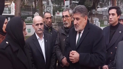 Milli Yol Partisi'nden Sinan Ateş'in kabrine ziyaret