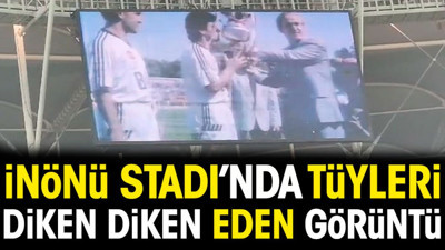 Skorbordda bir anda oynamaya başladı. Tüm statta tüyler diken diken oldu