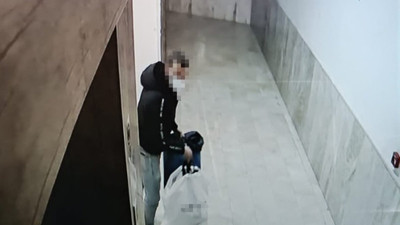 Ayakkabı hırsızı güvenlik kamerasına takıldı