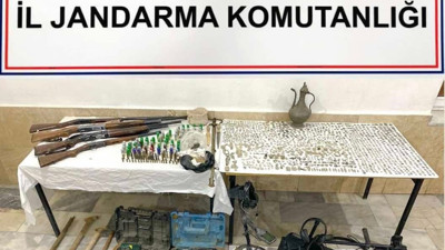 Denizli'de tarihi eser kaçakçılığına yönelik operasyon