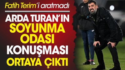 Arda Turan'ın soyunma odası konuşması ortaya çıktı. Şov yaptı Fatih Terim'i aratmadı