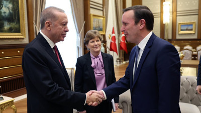 Erdoğan ABD'li Senatörleri kabul etti