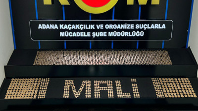 Adana'da 9 milyon TL'lik sahte altın ele geçirildi