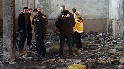 Terk edilmiş binada ceset bulundu