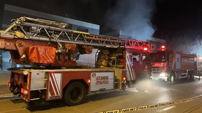 Market deposu alev alev yandı (22 Şubat 2024)