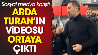 Arda Turan'ın soyunma odası videosu ortaya çıktı. Sosyal medya karıştı
