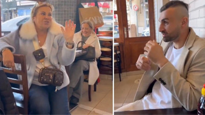 Serdar Dursun'un bir sözü yetti. Kadınlar kahkahaya boğuldu