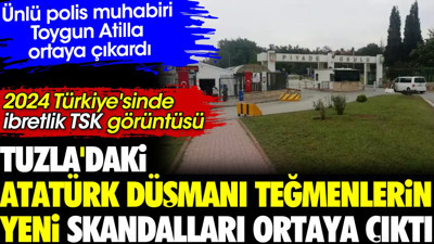 Tuzla'daki Atatürk düşmanı teğmenlerin yeni skandalları ortaya çıktı. 2024 Türkiye'sinde ibretlik TSK görüntüsü