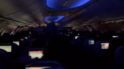 THY uçağı türbülansa girdi çığlıklar yükseldi. İşte o anlar