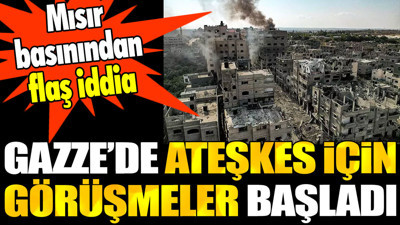 Gazze'de ateşkes için görüşmeler başladı. Mısır basınından flaş iddia