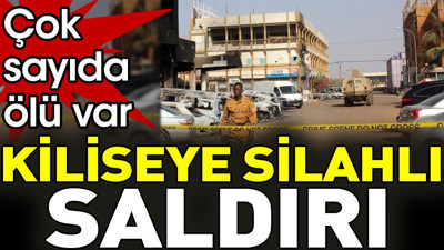 Kiliseye silahlı saldırı. Çok sayıda ölü var