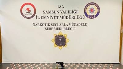 Samsun'da bin 298 adet sentetik ecza ele geçirildi