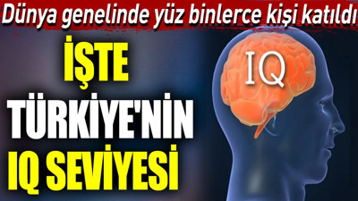 İşte Türkiye'nin IQ seviyesi. Dünya genelinde yüz binlerce kişi katıldı