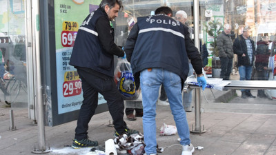Bomba sanıldı, içinden kıyafet çıktı