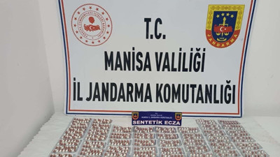 Manisa’da binlerce adet sentetik uyuşturucu ele geçirildi
