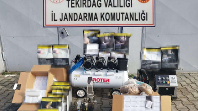 Tekirdağ'da tütün ve makaron operasyonu