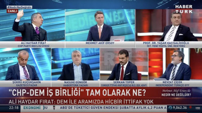 Canlı yayında KJ tartışması: CHP’li Ali Haydar Fırat programı terk etti