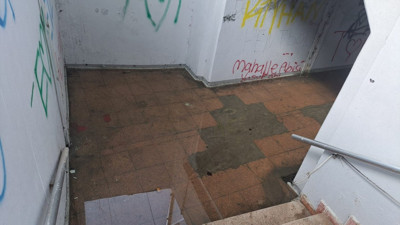 Su basan alt geçit kapatıldı