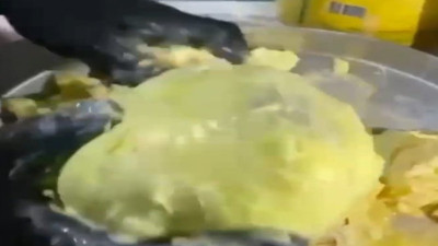 Margarin kutusundan uyuşturucu çıktı