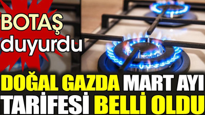 BOTAŞ duyurdu. Doğal gazda mart ayı tarifesi belli oldu
