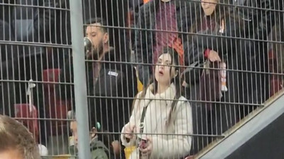 Galatasaray golü kaçırdı. Güzel taraftarın tepkisi olay oldu