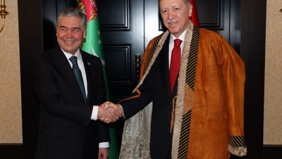 Erdoğan'a 'Türkmen Halkının Fahri Aksakalı' unvanı