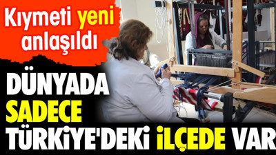 Dünyada sadece Türkiye'deki ilçede var. Kıymeti yeni anlaşıldı