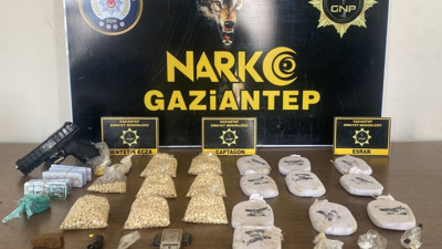 Gaziantep’te uyuşturucu operasyonu: 194 tutuklama