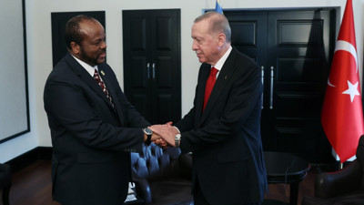 Erdoğan, Cibuti Cumhurbaşkanı Guelleh ile görüştü