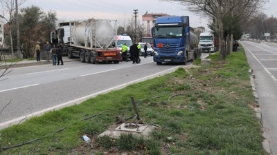 Ölüm, TIR sürücüsünü direksiyon başında yakaladı