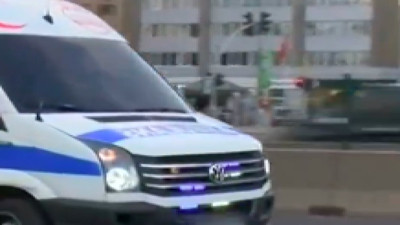 Ambulansta hasta yokken çakar kullanan ambulans şoförüne ceza