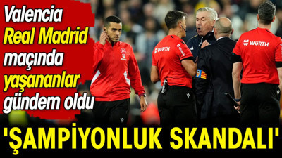 Real Madrid skandal olaya isyan etti. İspanya'da gündem hakem Manzano