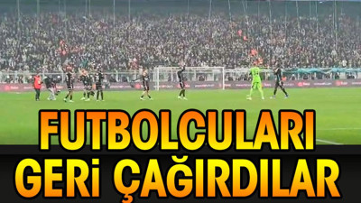 Beşiktaşlı futbolcular soyunma odasına gidemedi. Teker teker geri döndüler