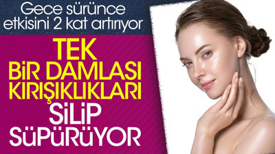 Tek bir damlası kırışıklıkları silip süpürüyor. Gece sürünce etkisini 2 kat artırıyor