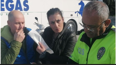 Kadın motosiklet sürücüsüne rekor ceza