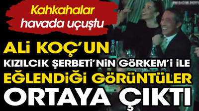 Ali Koç'un Kızılcık Şerbeti'nin Görkem'i ile birlikte eğlendiği görüntüler ortaya çıktı