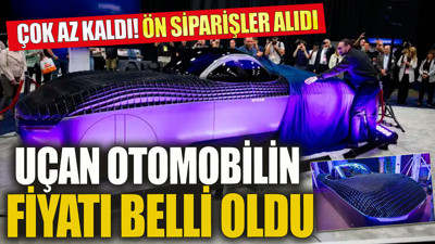 Uçan otomobilin fiyatı belli oldu Satışa az kaldı, ön siparişler tamam