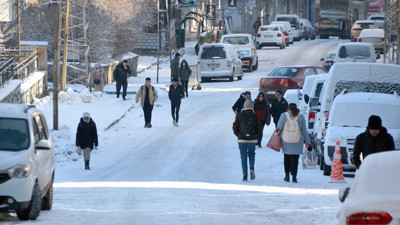 Sarıkamış beyaza büründü (05 Mart 2024)