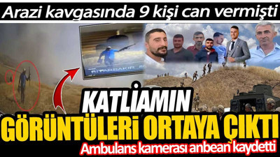 Katliamın görüntüleri ortaya çıktı! Arazi kavgasında 9 kişi can vermişti