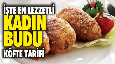 İşte en lezzetli kadın budu köfte tarifi