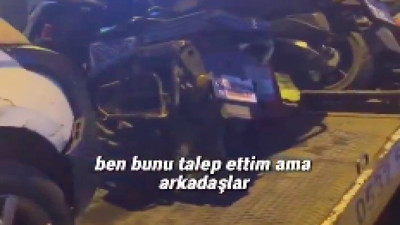 Aracı çekilen kuryenin tuhaf talebi: "Madem ben para veriyorum, benim motorum tek çekilecek"