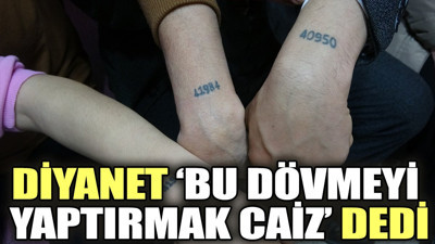 Diyanet 'Bu dövmeyi yaptırmak caiz' dedi!
