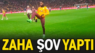 Zaha solo şov yaptı