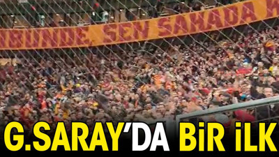 Galatasaray'da bir ilk