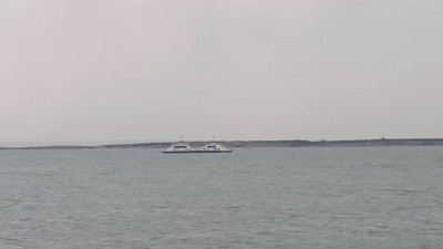 Türk usulü kurtarma. Fırtına feribotun kapağını koparttı