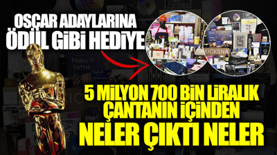 Oscar 2024 adaylarına yarışma öncesi 5 milyon 700 bin liralık ödül gibi hediye! Çantanın içinden neler çıktı neler